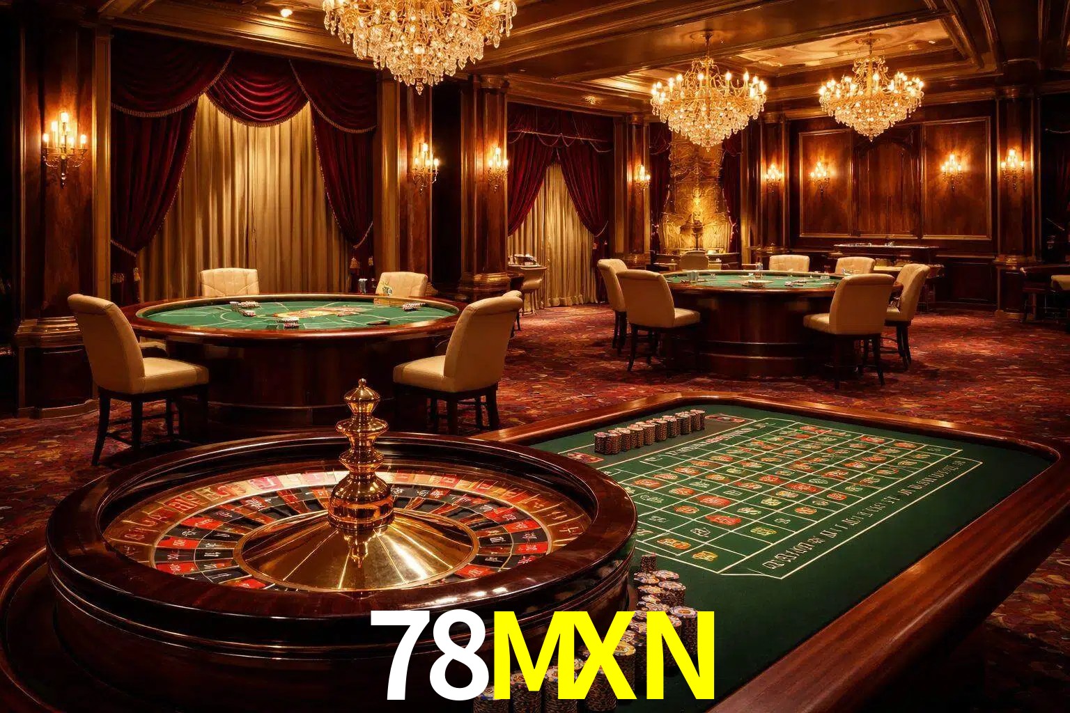 Una escena premium de mesa de casino en vivo con cartas, elementos de ruleta y un ambiente pulido de estudio de transmisión.